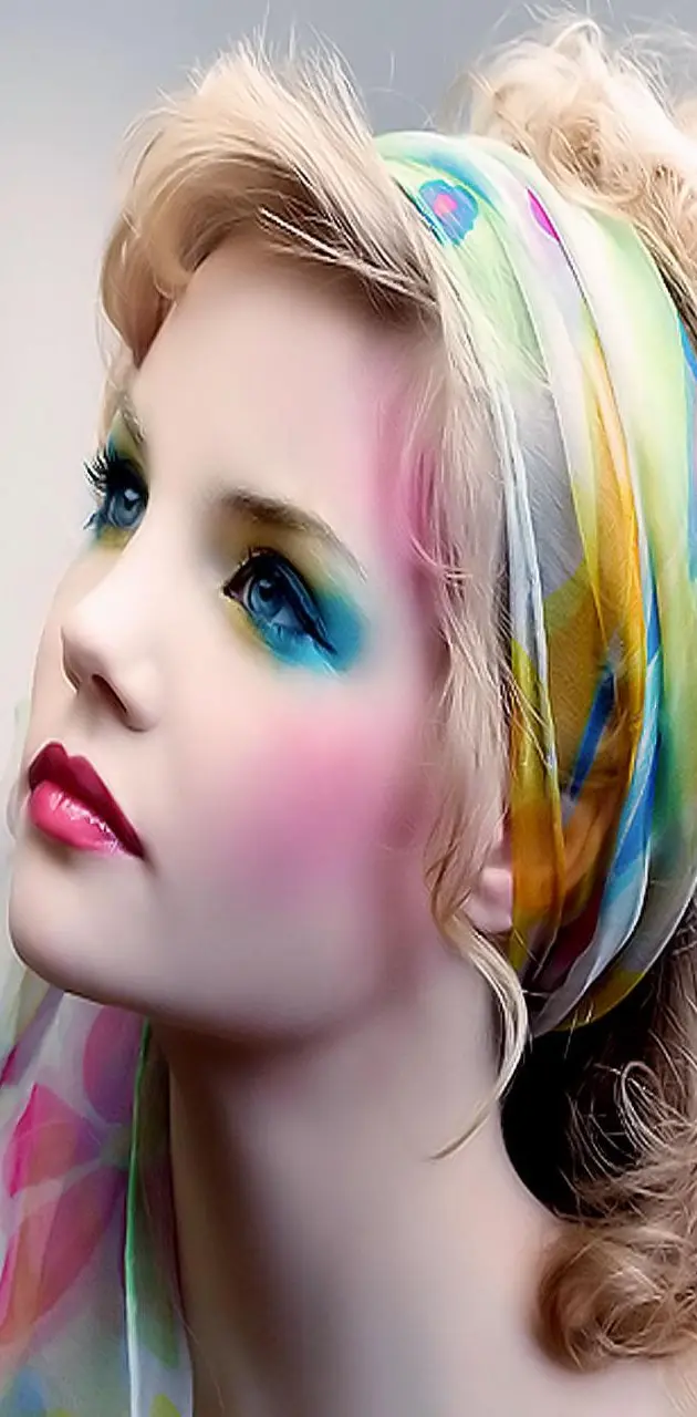 colorful girl