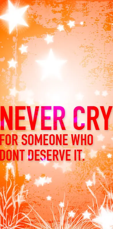Never Cry