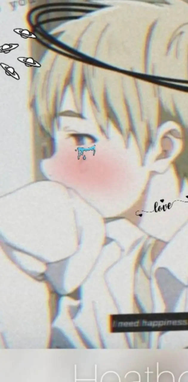 anime boy sad love