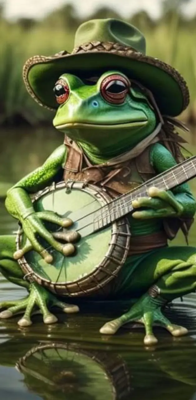 Frog banjo
