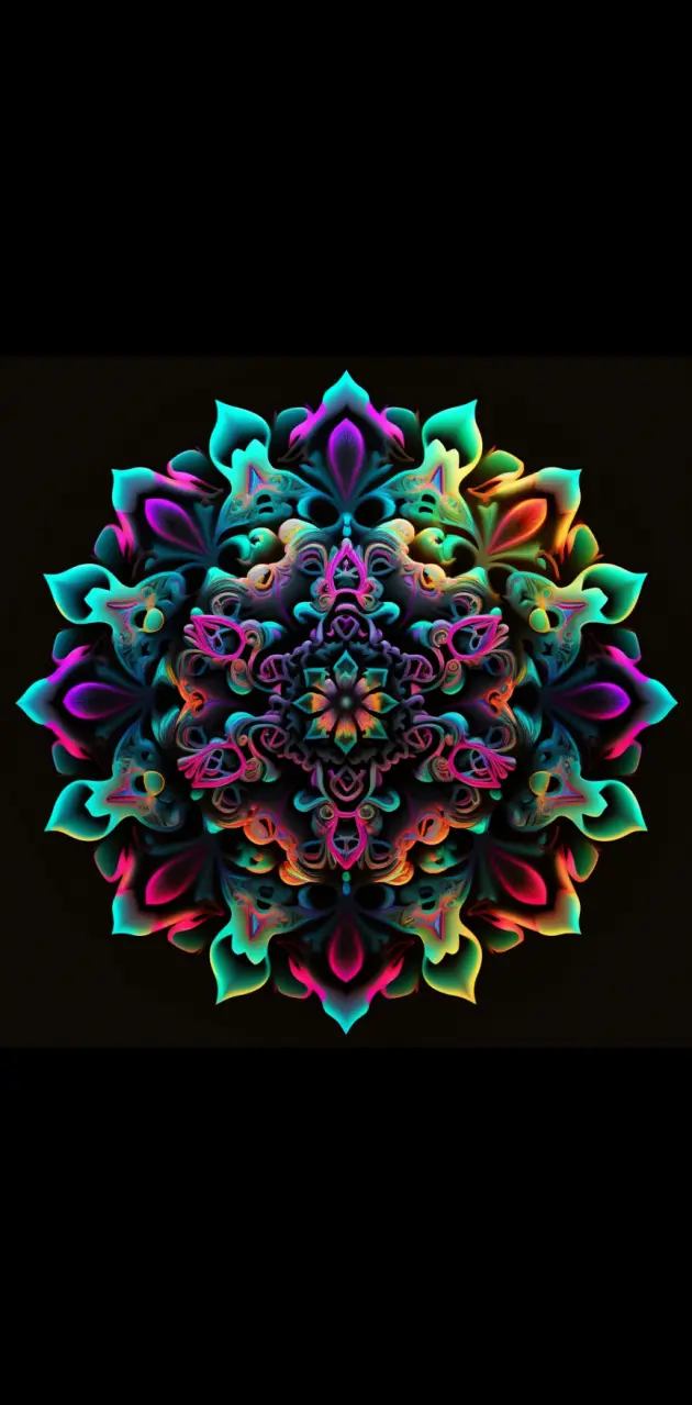 neon kaleidoscope
