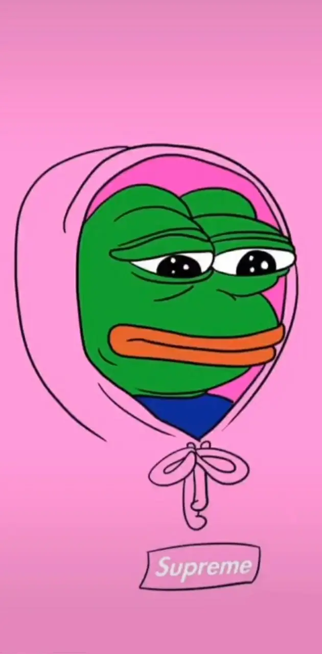 Sad Pink Frog