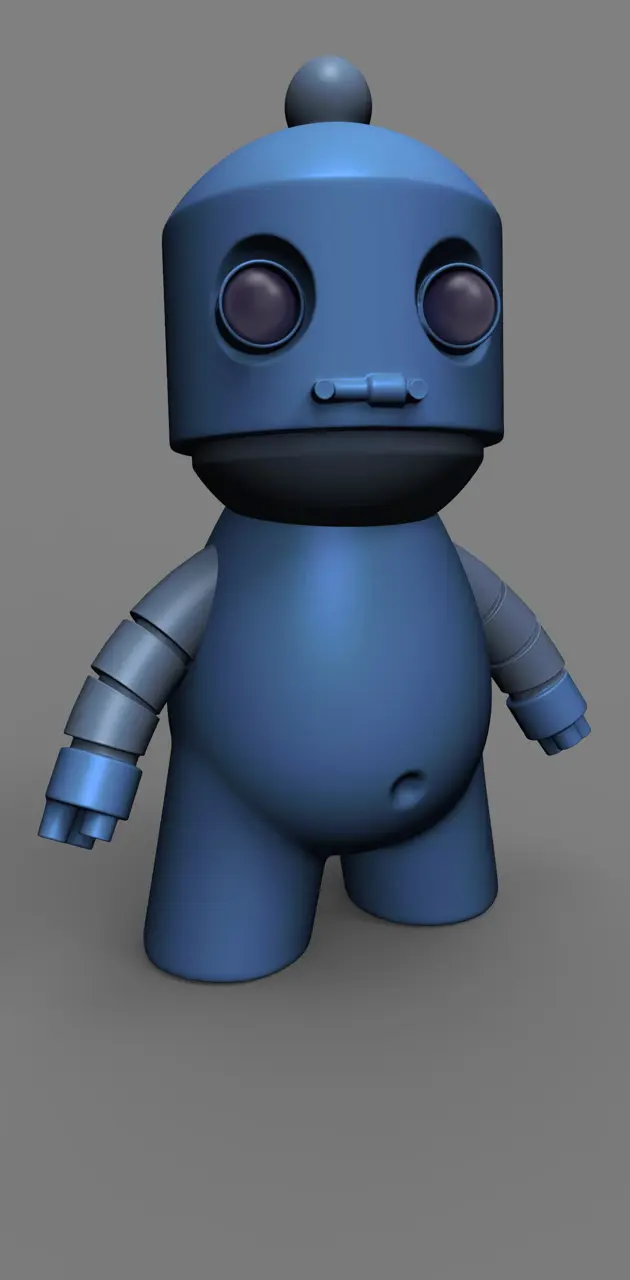 blue robot 