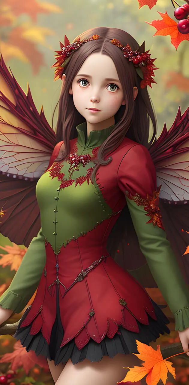 fall leaf fairy