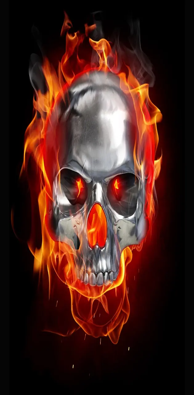 Fire  Skull