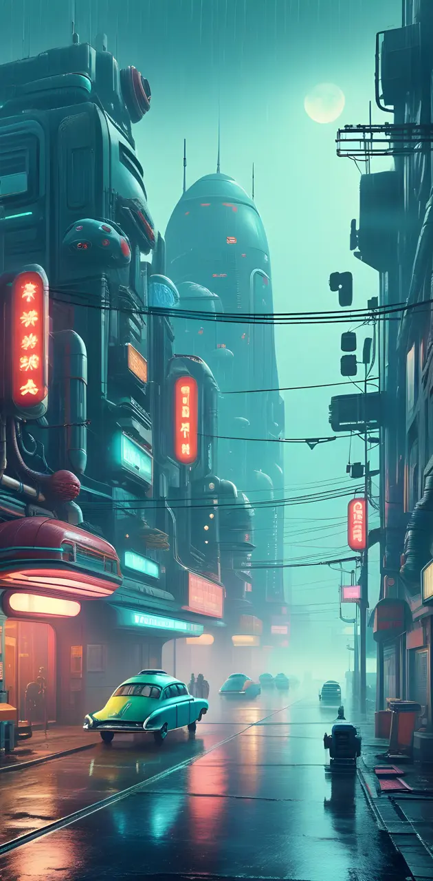Cyberpunk city 2
