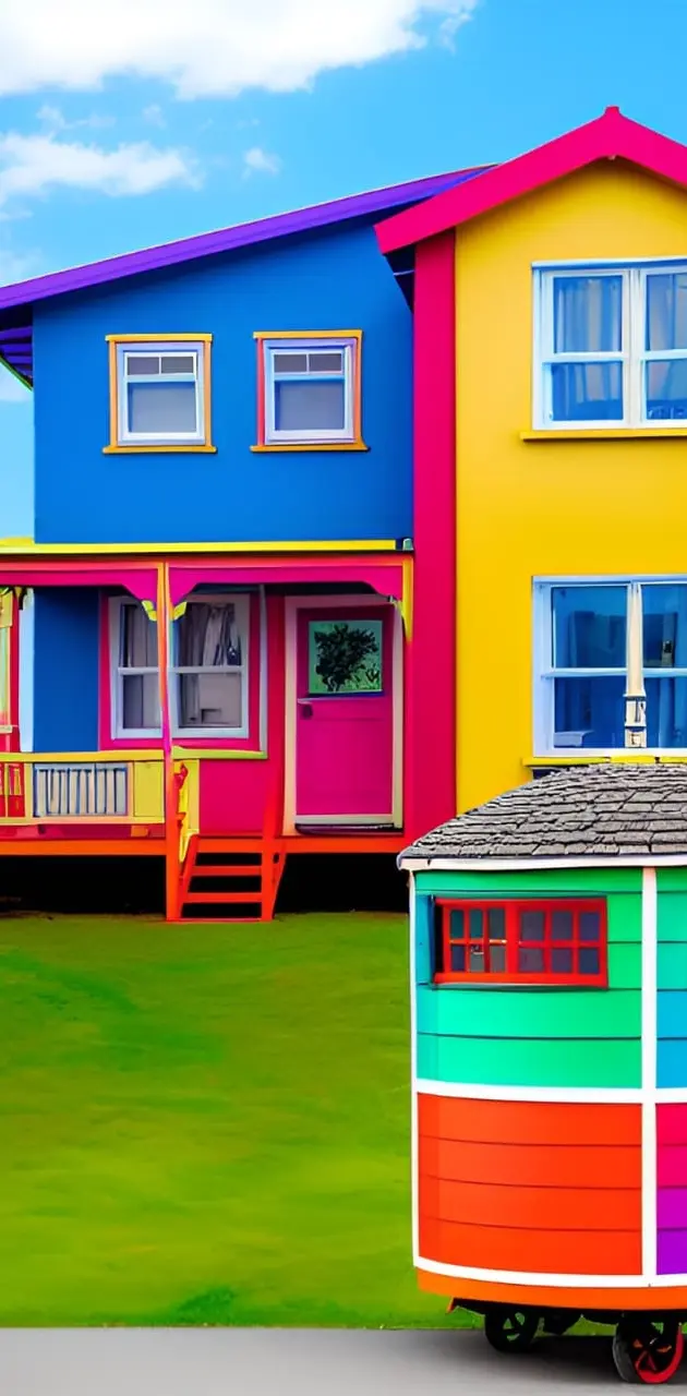 Colorful house 