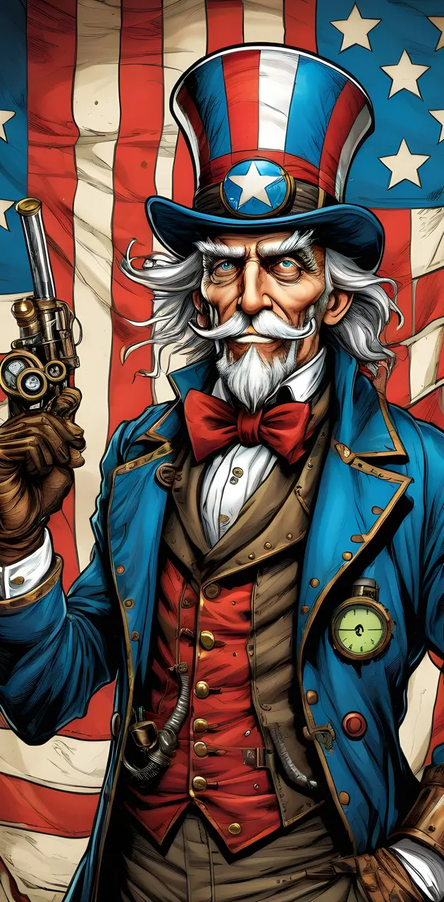 Uncle Sam steampunk