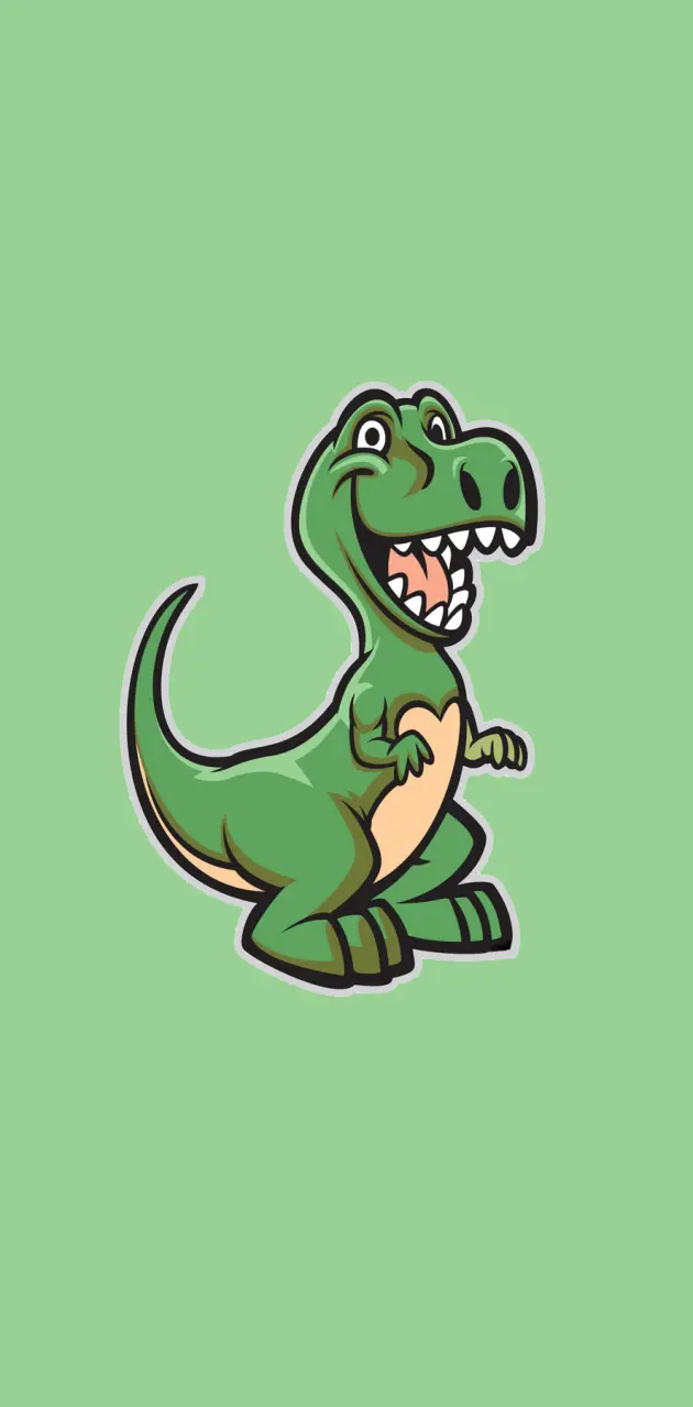 happy dinosaur