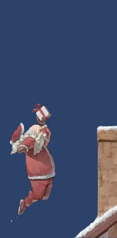 Santa Playing