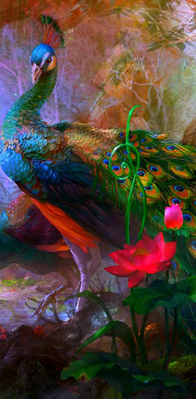 Painting Peacock