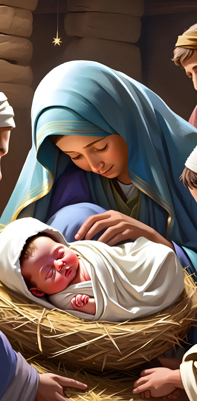 Baby Jesus Mary Joseph