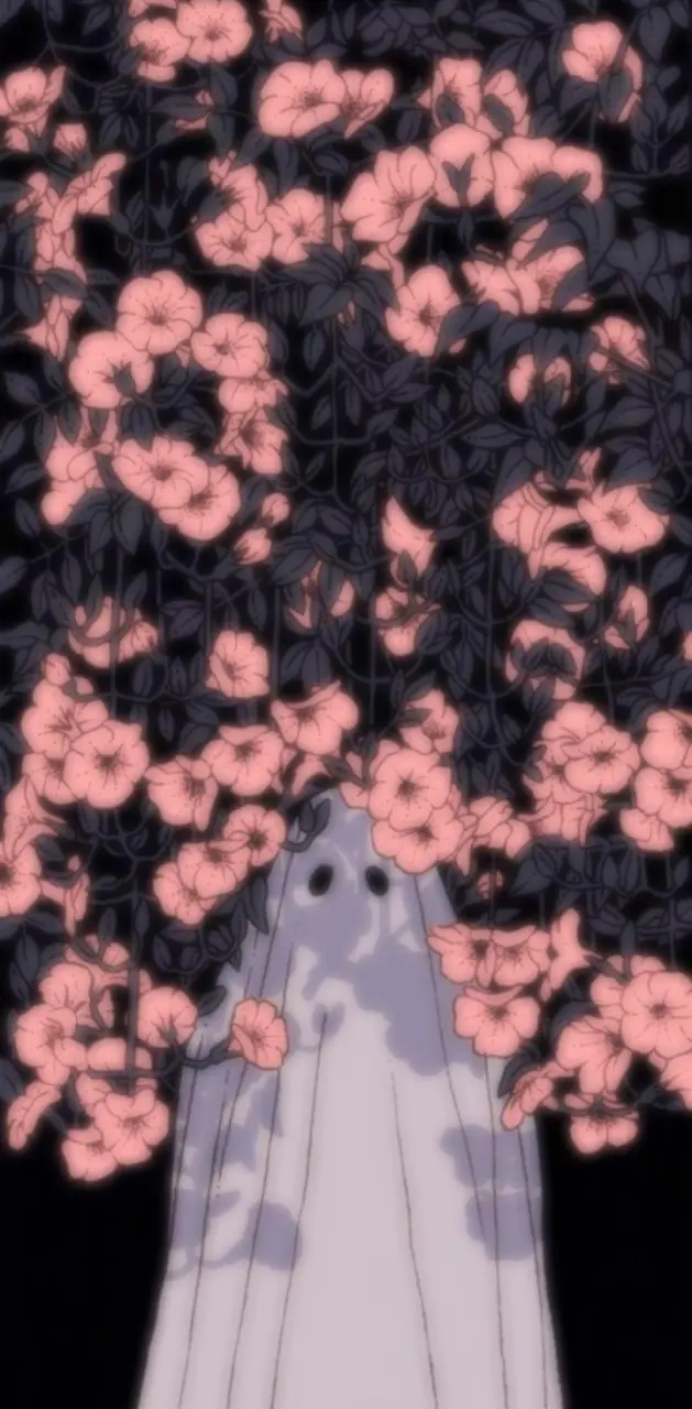 Ghost w Flowers