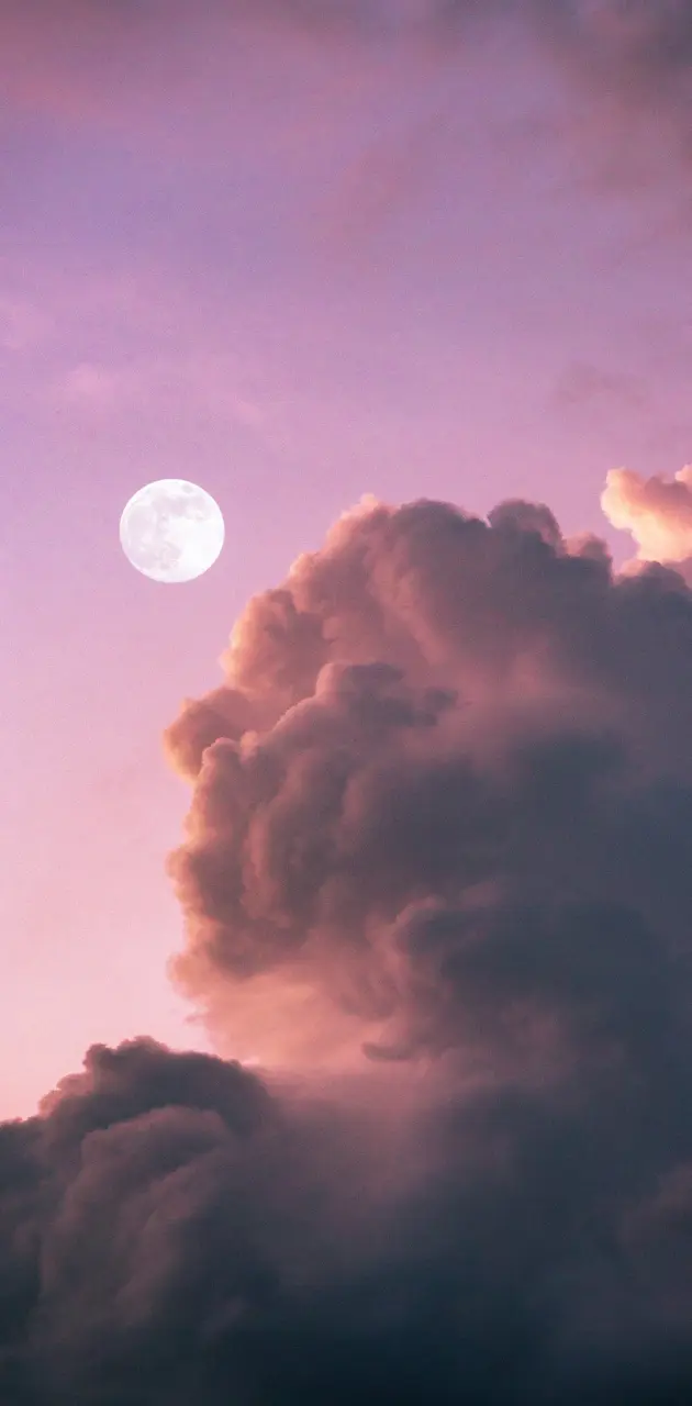Sky moon cloud