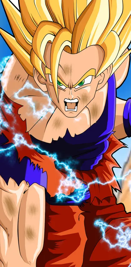 Super saiyan 2 Goku wallpaper by janluis40796045 - Download on ZEDGE™