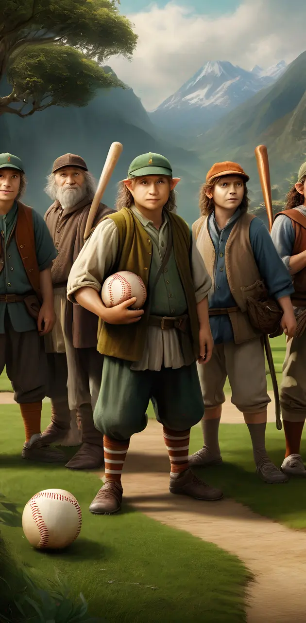 Hobbit Baseball Team - Shire Sox