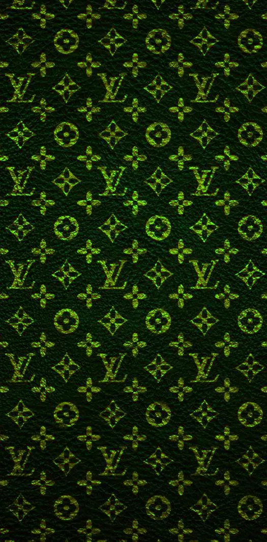 wallpaper green louis vuitton