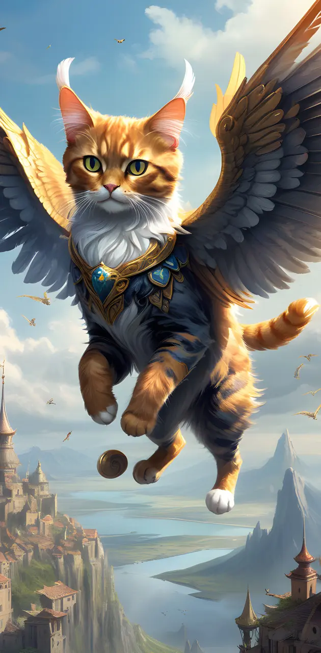 winged kitty warrior