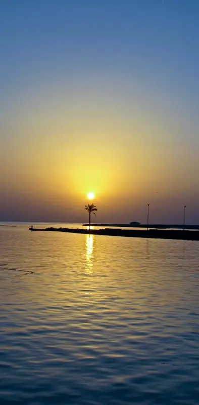 Sunset In Port Ghali