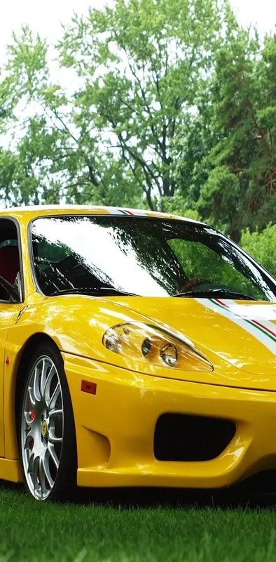 Yellow Sports Car