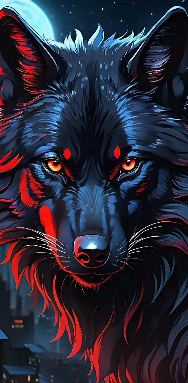 Midnight the wolf