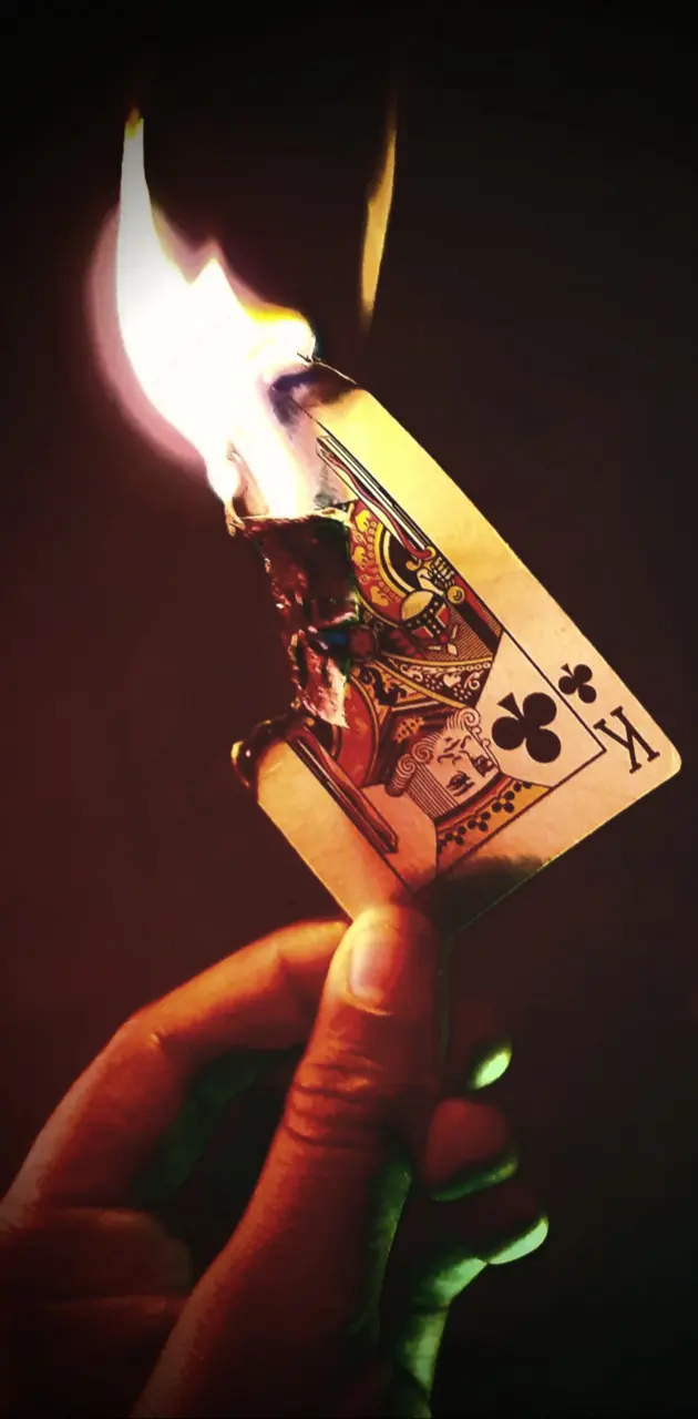 Burning card