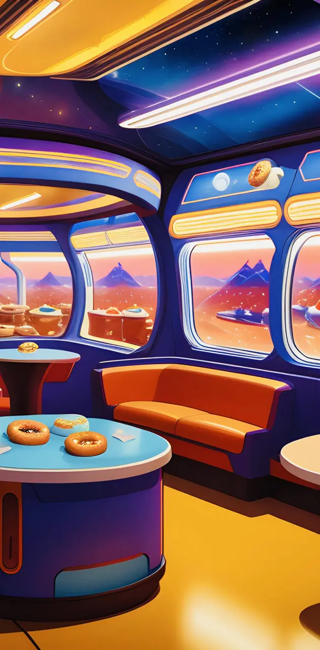 Donut Shop in Space