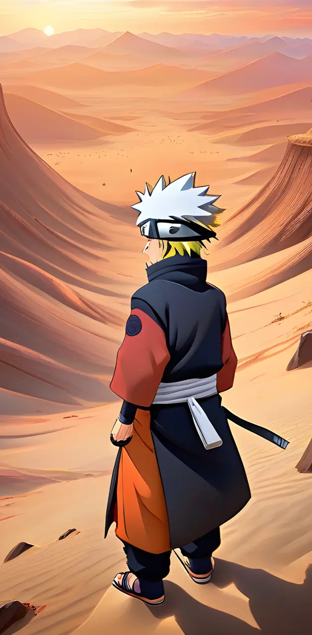 Naruto in the desert