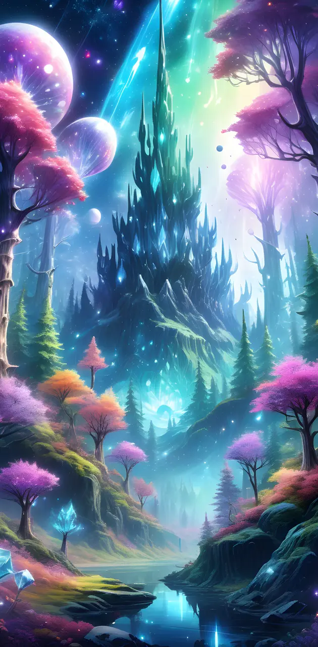 crystal forest castle