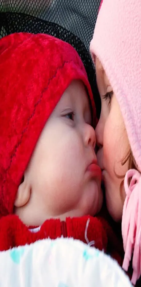 Cute Baby Kiss