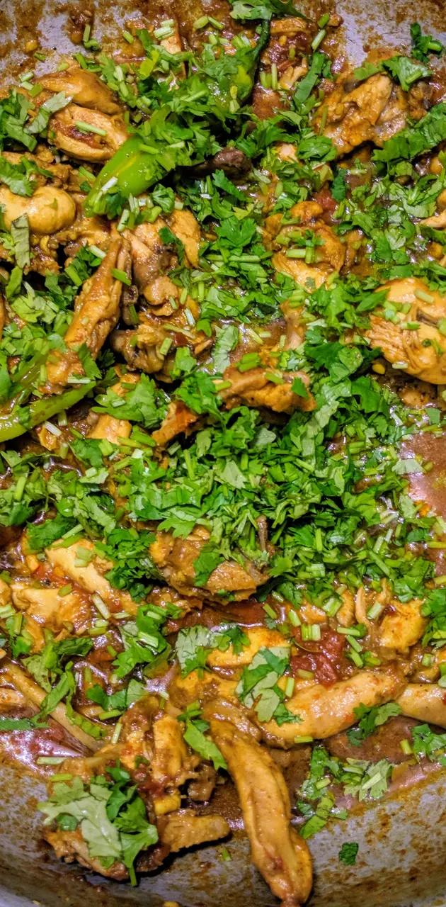 Chicken curry karahi