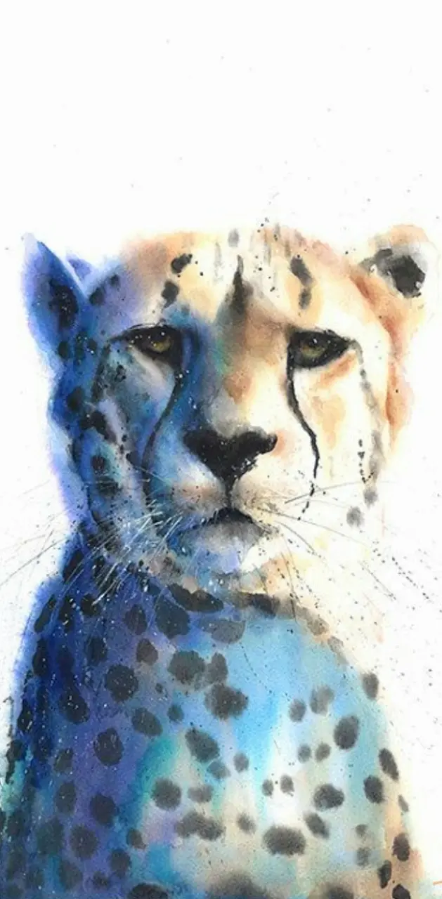 Watercolor Cheetah