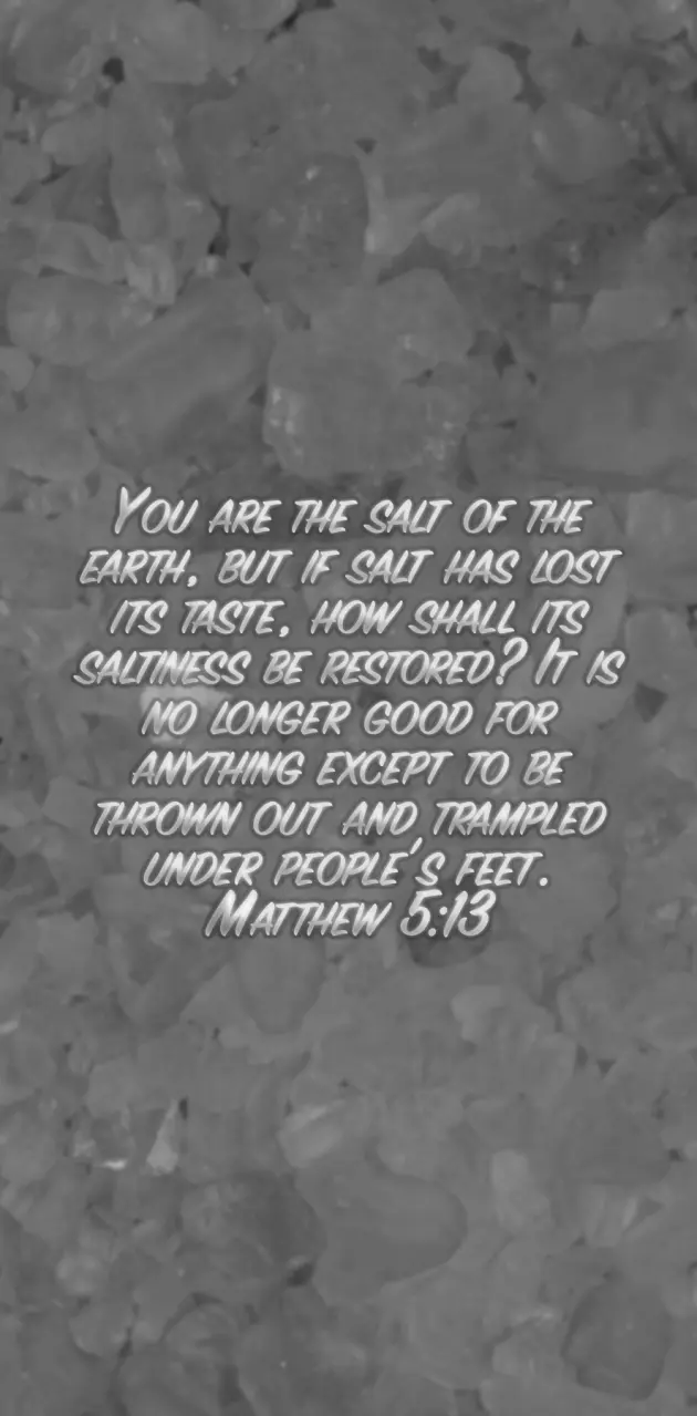 Matthew 5:13 