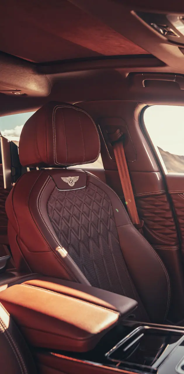 Bentley red interior