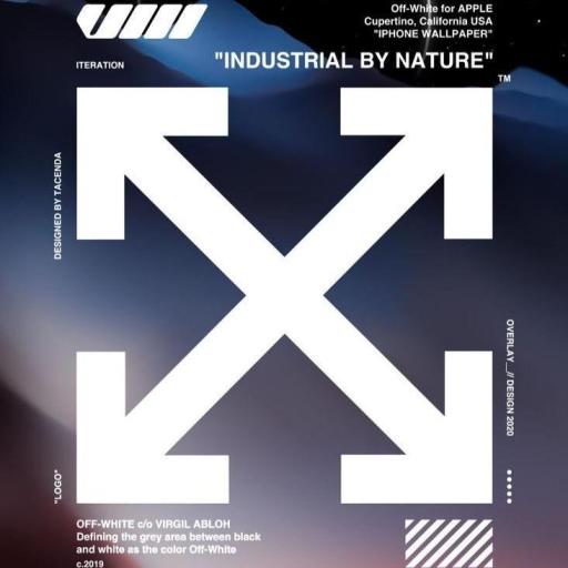 Download Industrial By Nature Off White Logo Wallpaper