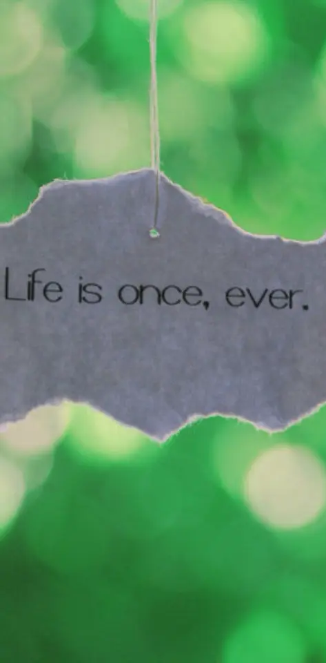 Life Is Once