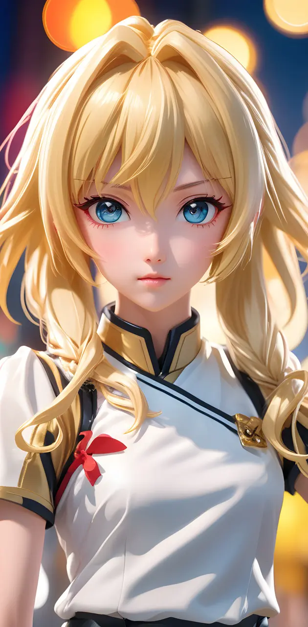 Blonde Anime Woman