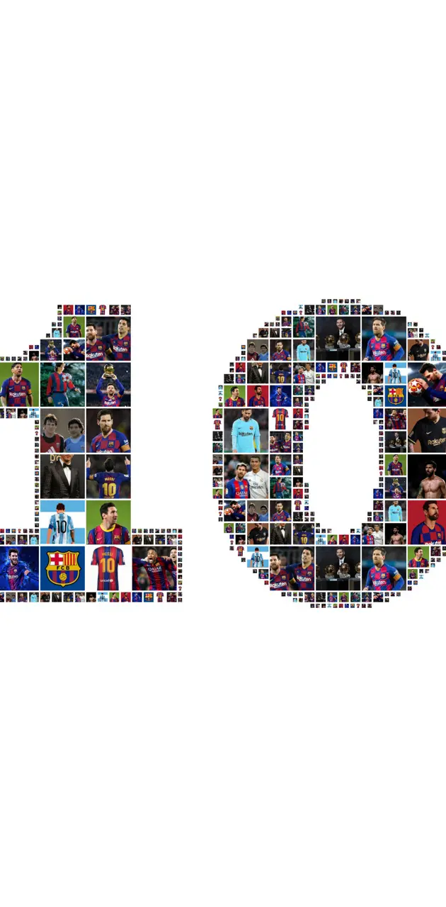 Messi 10 collage