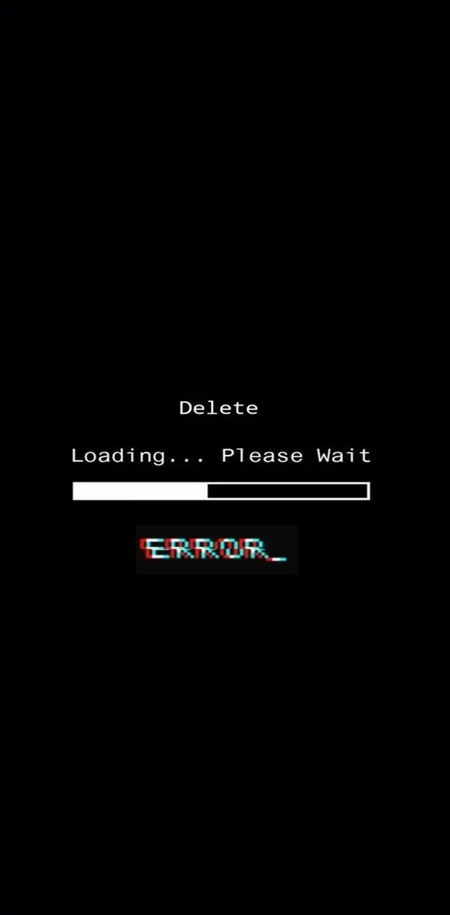 delete loading error