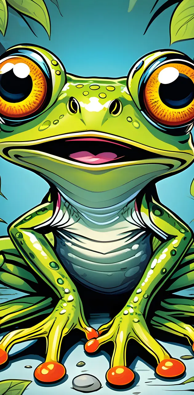 Big eyed frog