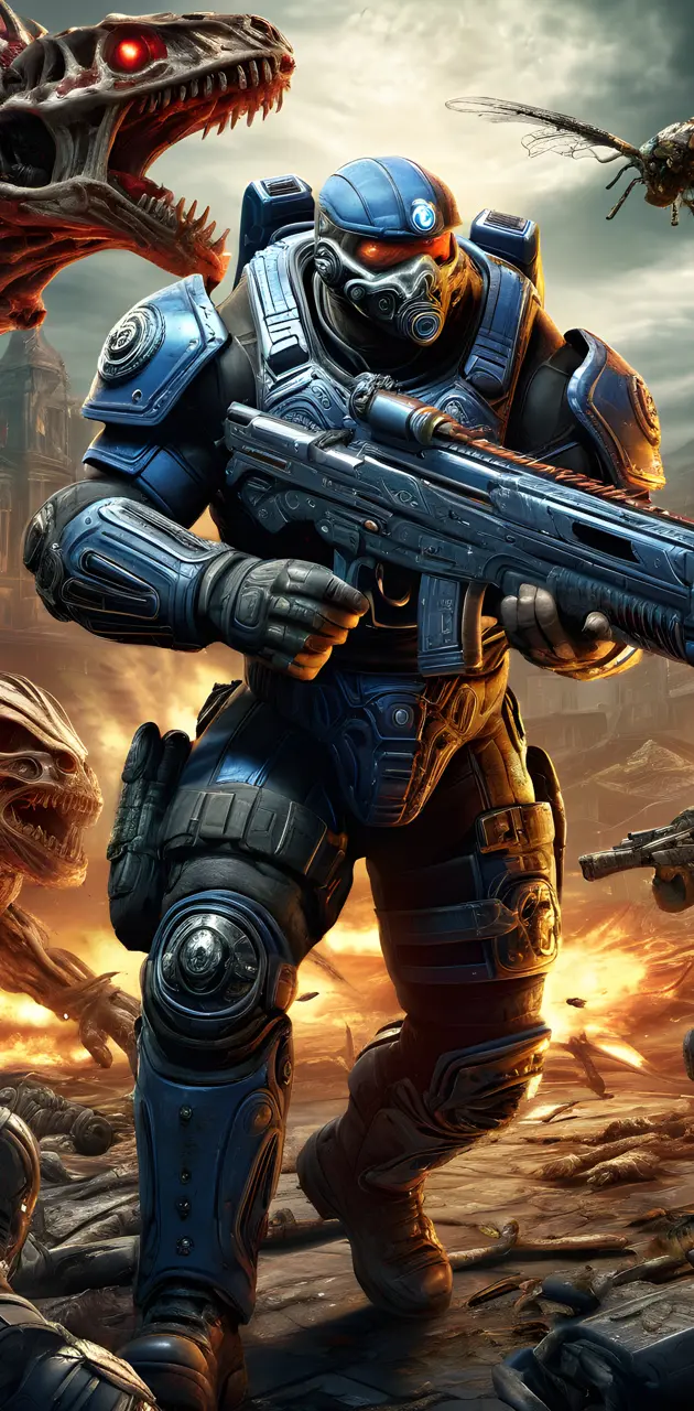 Cog soldier from Gears of War
