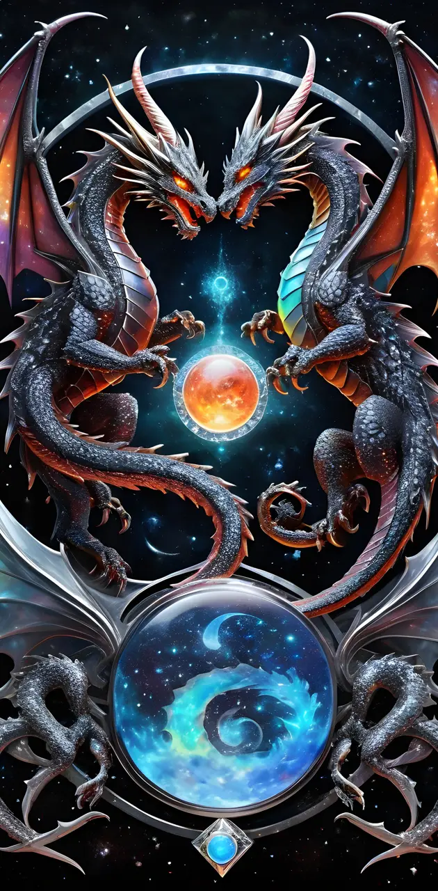 fierce twin dragons