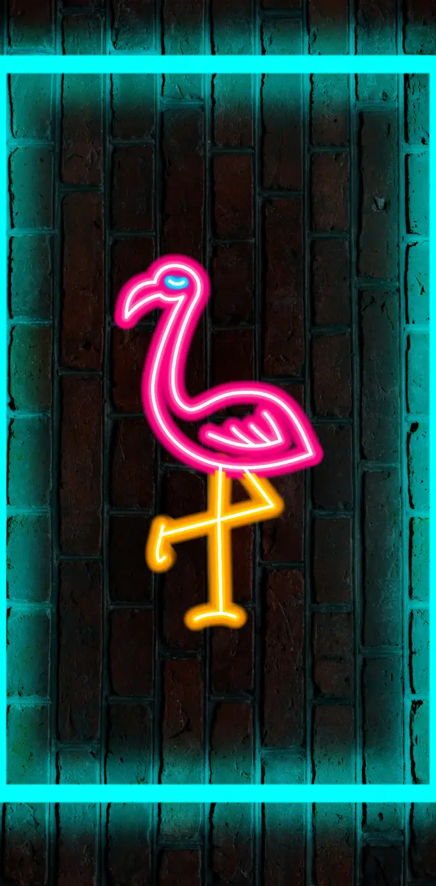 Neon Flamingo 