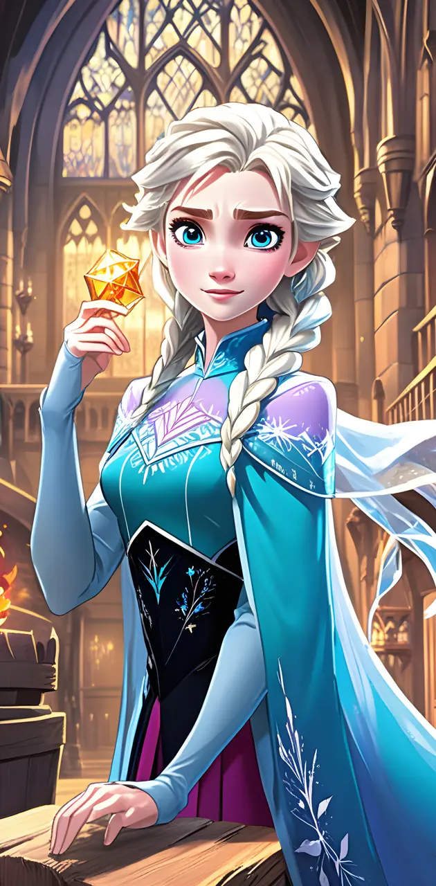 Elsa at hogwart