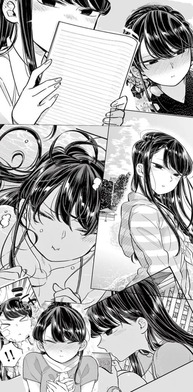 Komi san, anime, komi san manga, komi san manga panels, komi-san, manga, HD  phone wallpaper