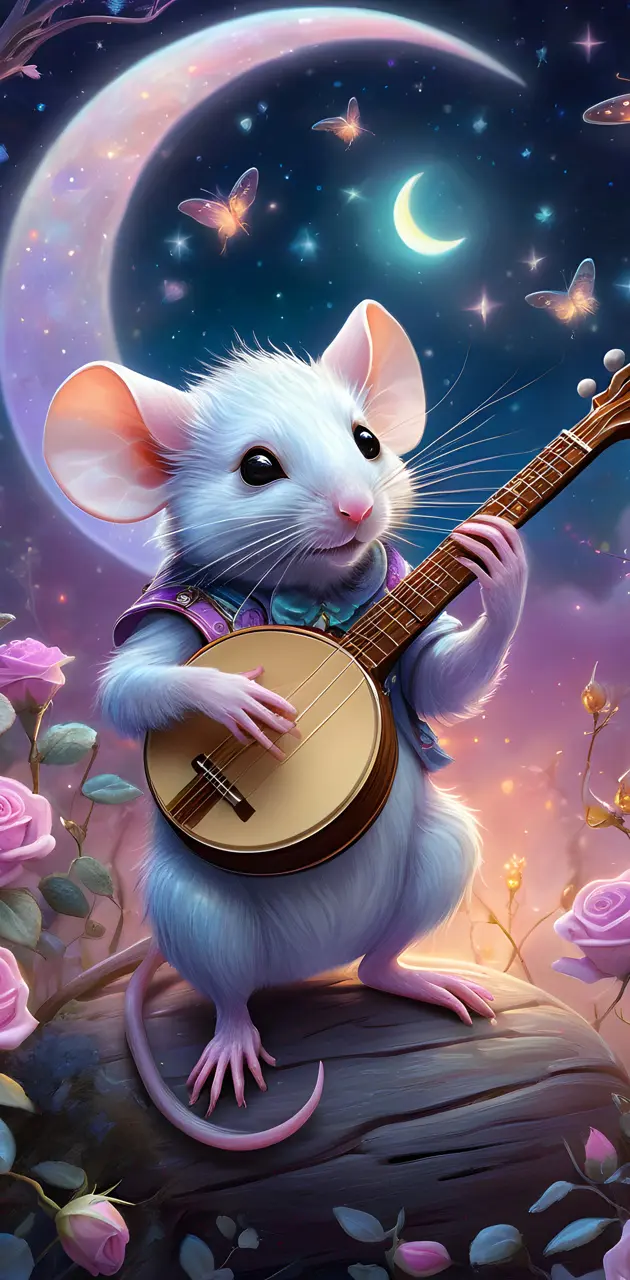 Mouse with Banjo
