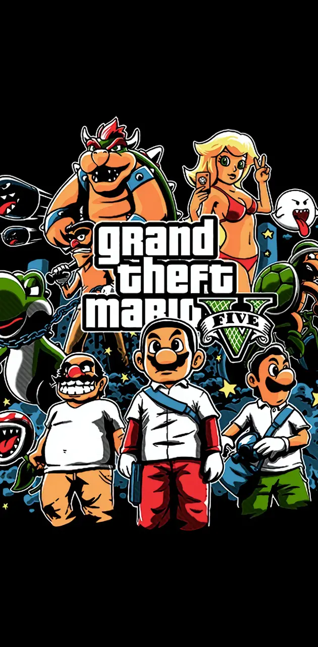 Super Mario GTA V