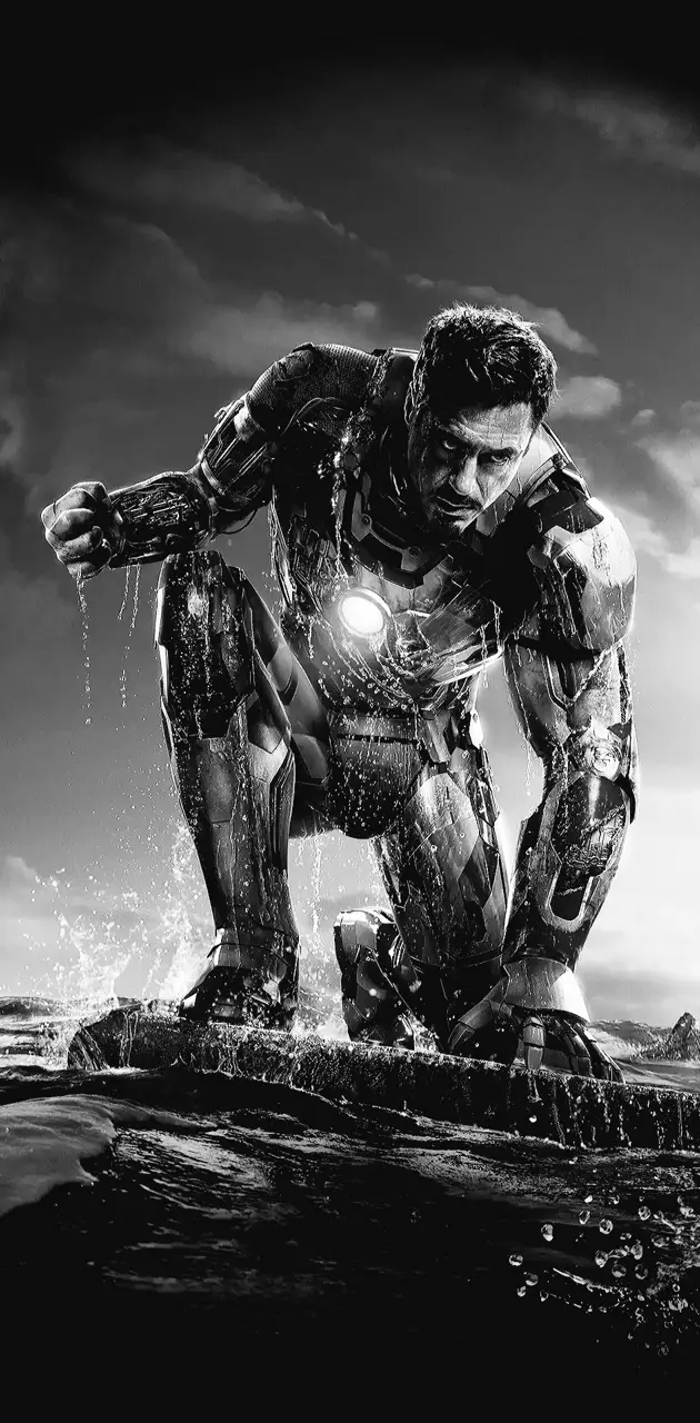 Iron Man Grayscale