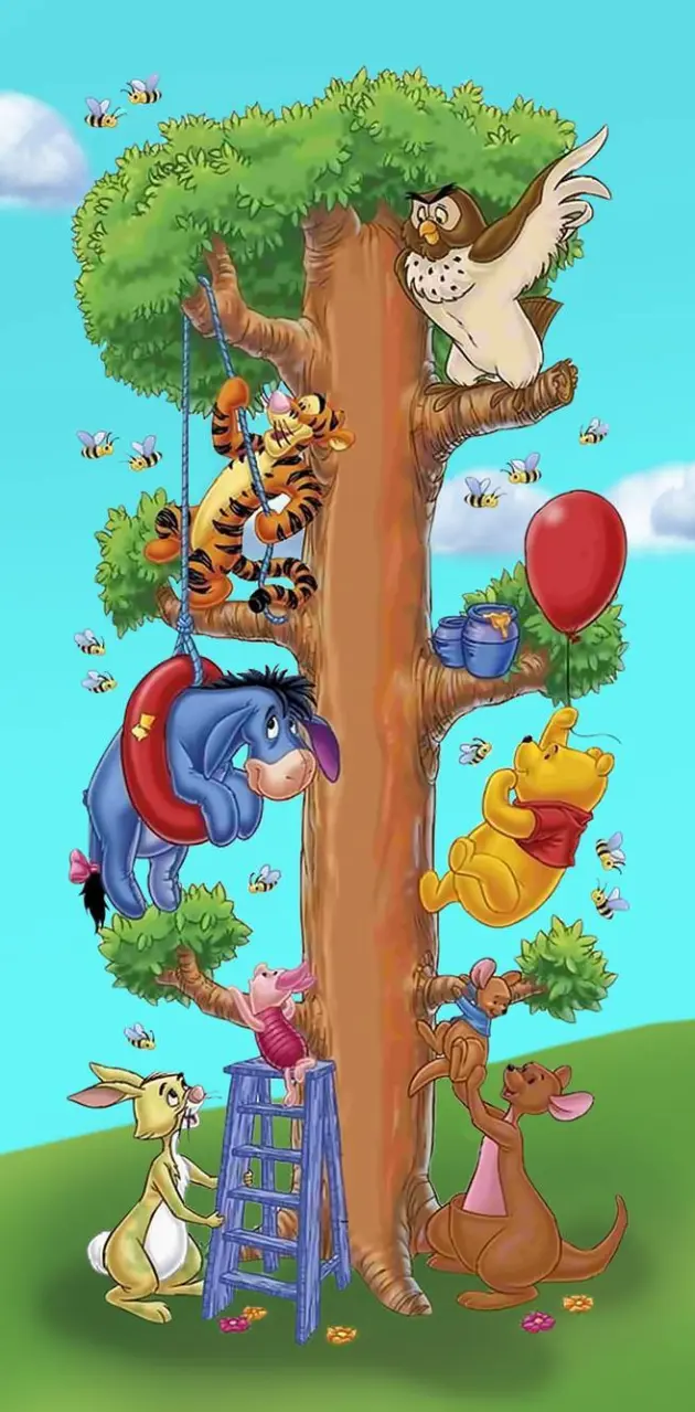 Pooh Bear-Tree